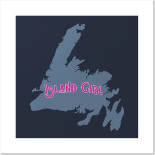 Newfoundland Island Girl Gift T-Shirt Posters and Art